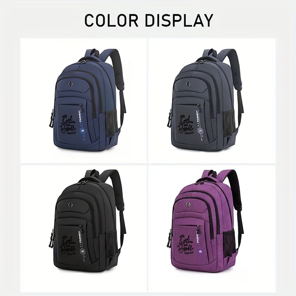 Faithful Traveler All Things Possible Backpack