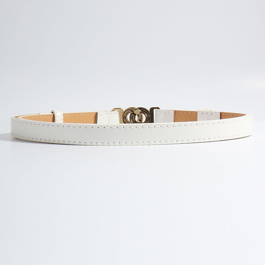 Alloy Buckle PU Belt | Women's Leather Style Belt
