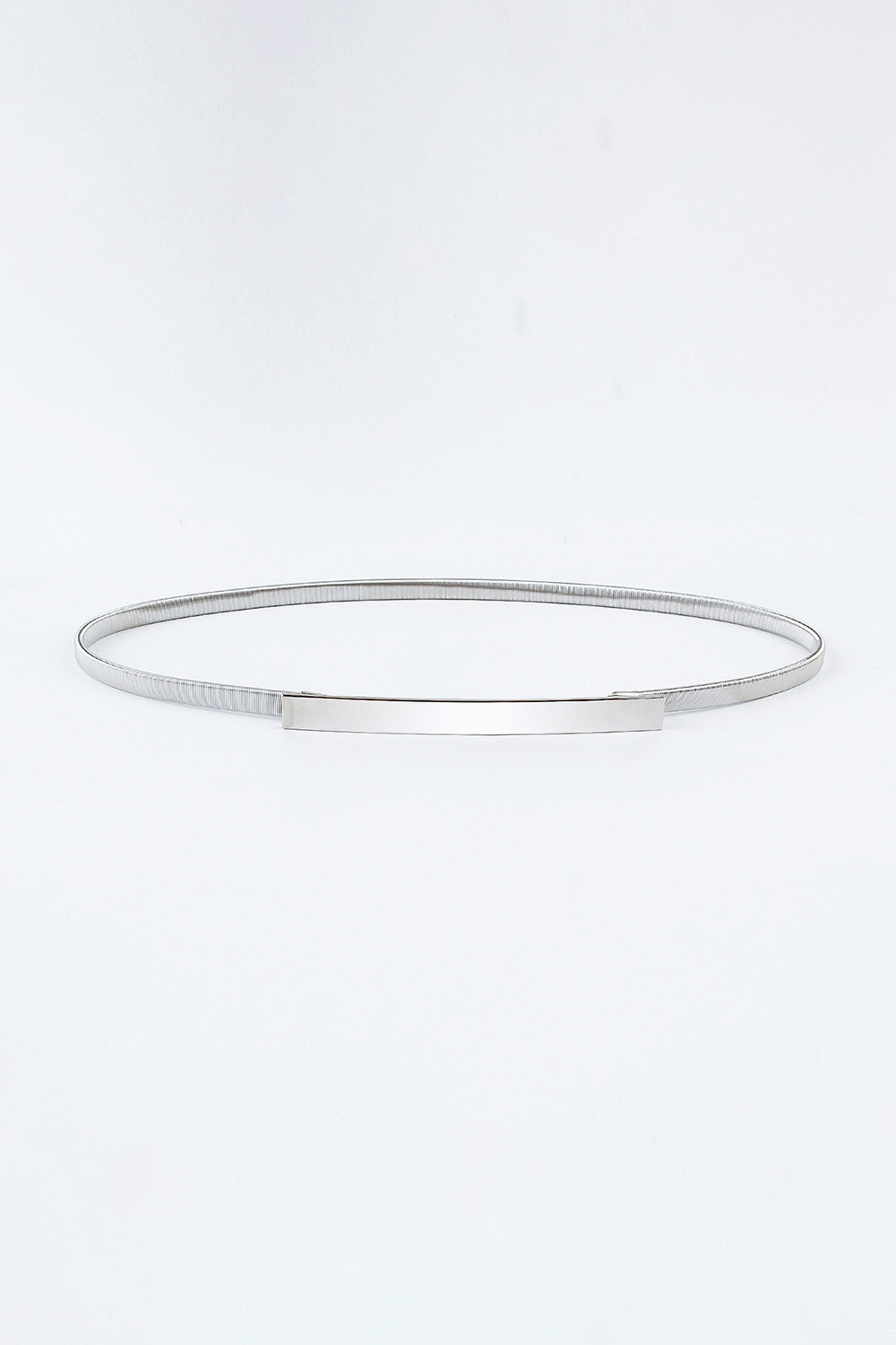 Elastic Iron Skinny Belt | Modern Buckle Design