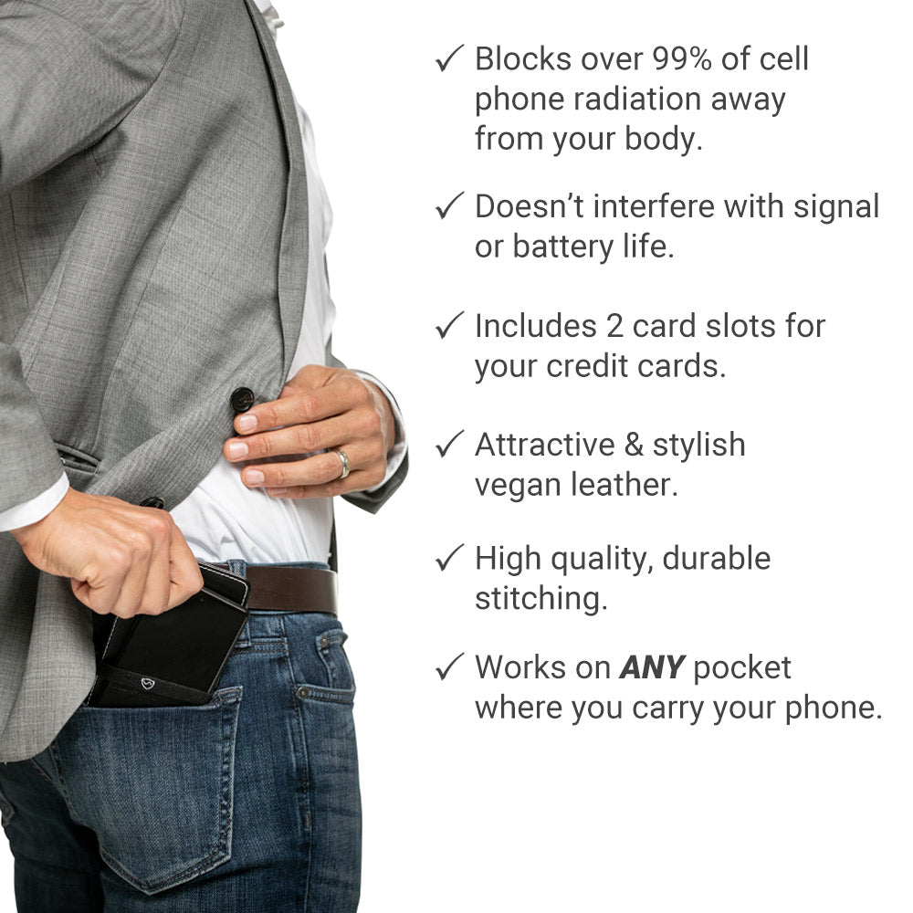 Black EMF Phone Shield Blocker for Smartphones - Image 3