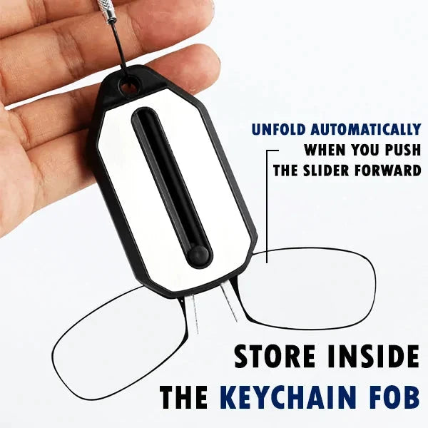 Foldable Keychain Reading Glasses