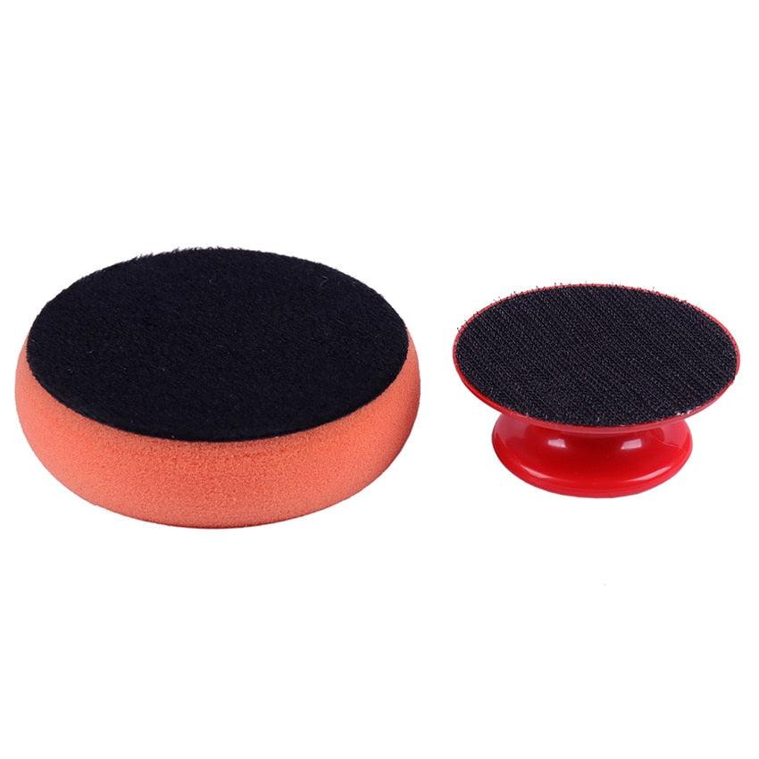 5-Piece Car Wax Applicator Kit with Grip Handle for Auto Polishing