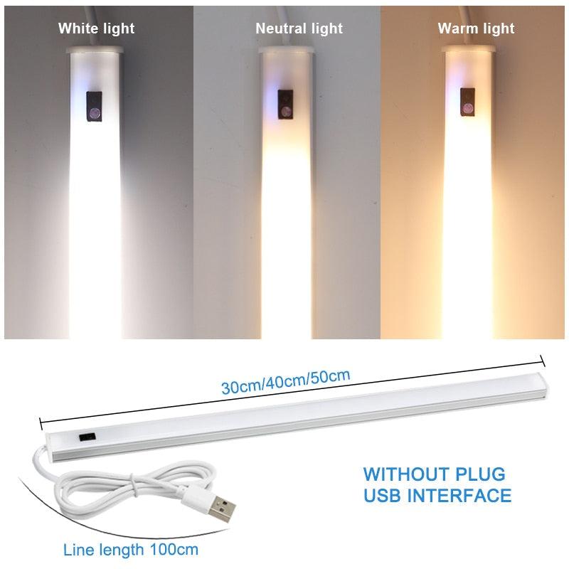 Motion Sensor LED Desk Lamp with 30s Auto-Off Delay
