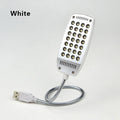 Flexible LED Desk Lamp with Clip, USB Powered Eye-Care Study Light