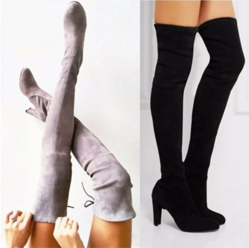 Over-the-Knee Sexy Women's High Heel Winter Boots