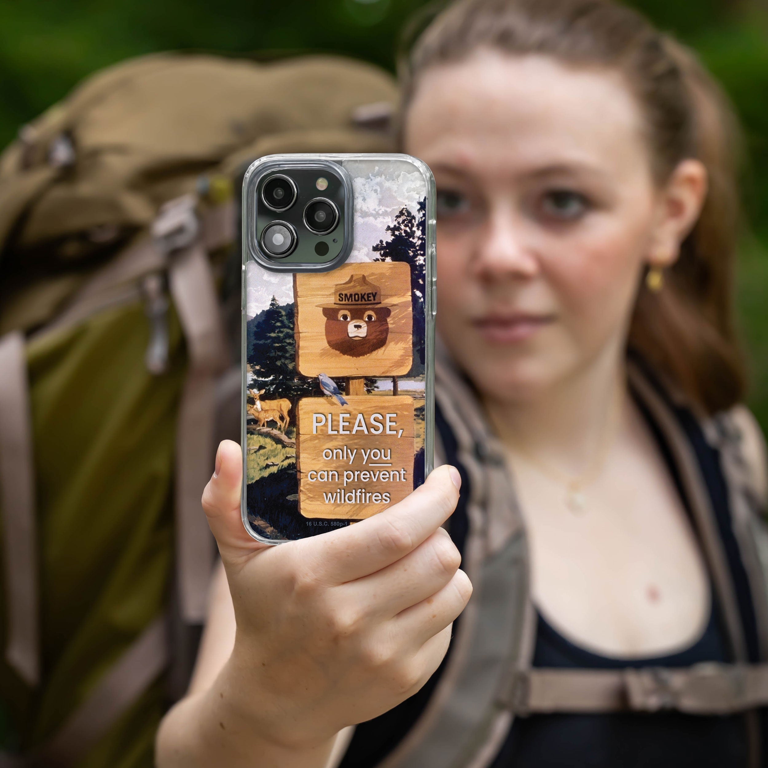 Smokey Bear iPhone 11 Series Case - Vintage Outdoorsy Protection
