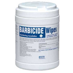 Canister of 160-count Barbicide Disinfecting Wipes