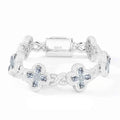 Fleur d’Éternité Moissanite Bracelet White