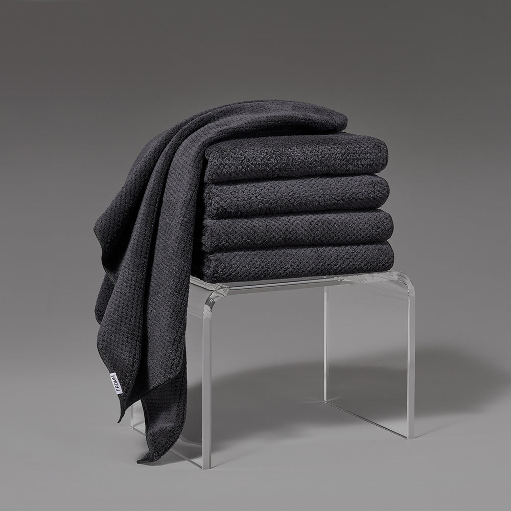 Fromm Softees Plush Towel - Dark Grey, Bleachproof Hair Towel