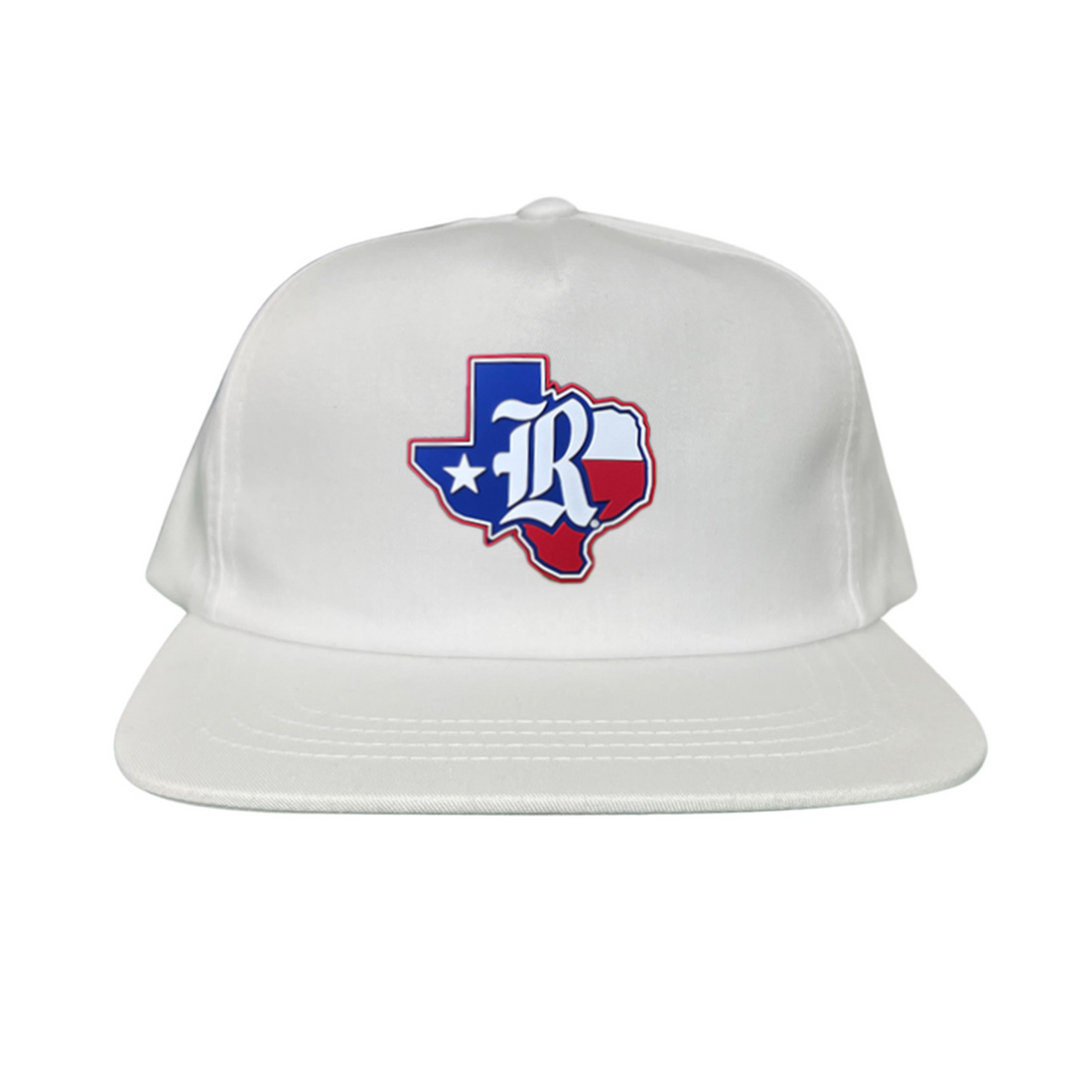 Rice University Old R Texas Flag Rubber Patch Hat