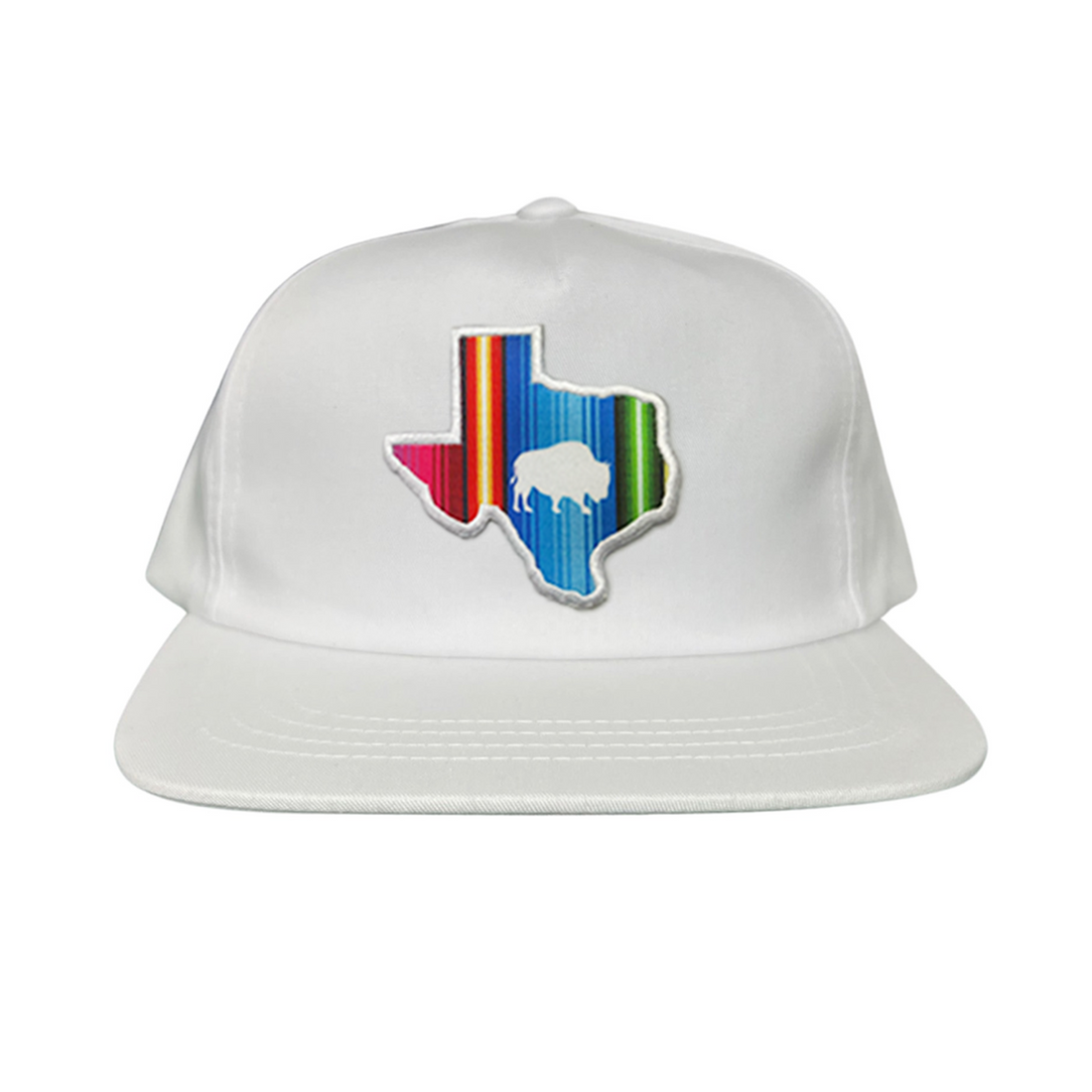 State of Texas Serape Baseball Cap with Adjustable Snapback Closure