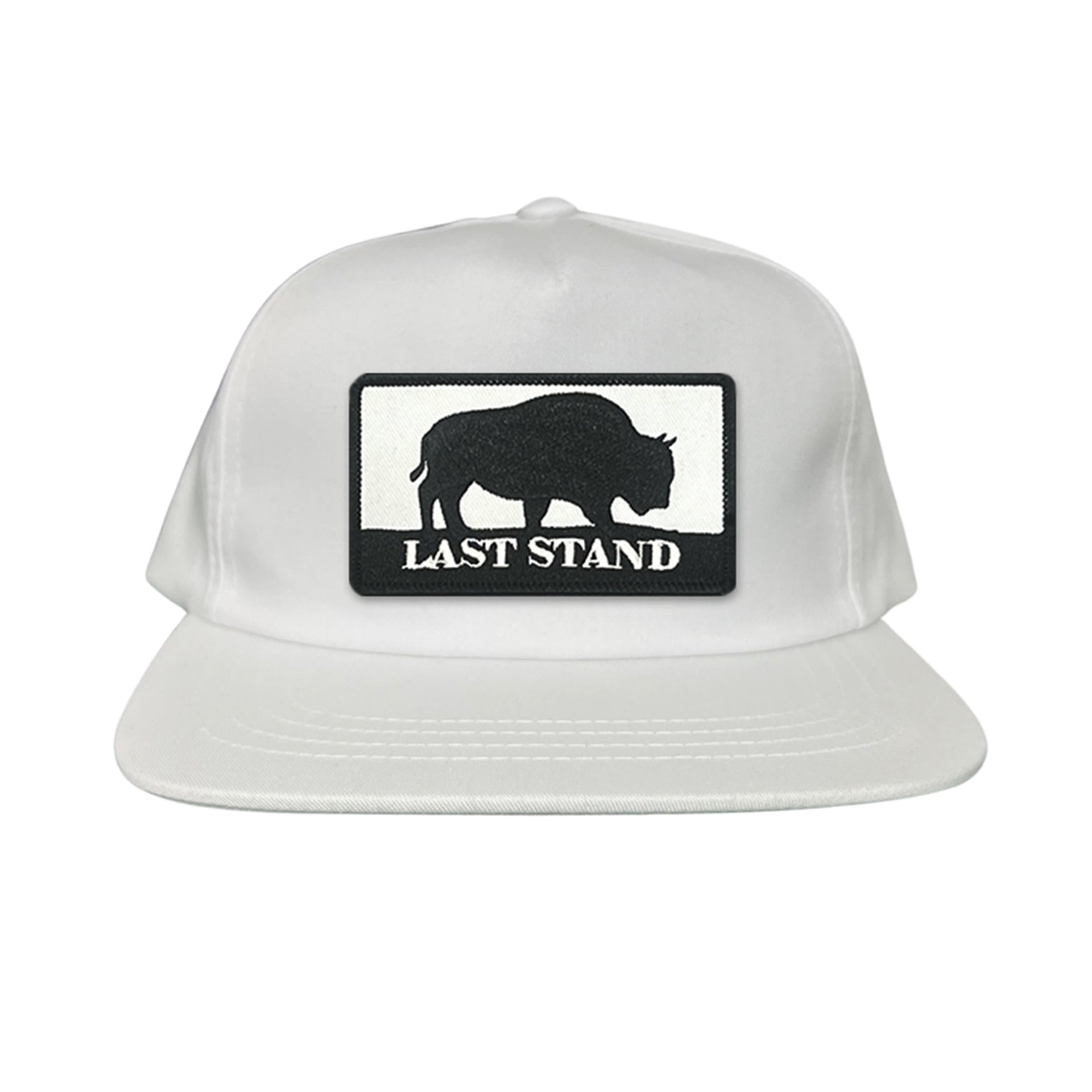 Bison Graphic Curved Bill Trucker Hat Mesh Snapback Cap