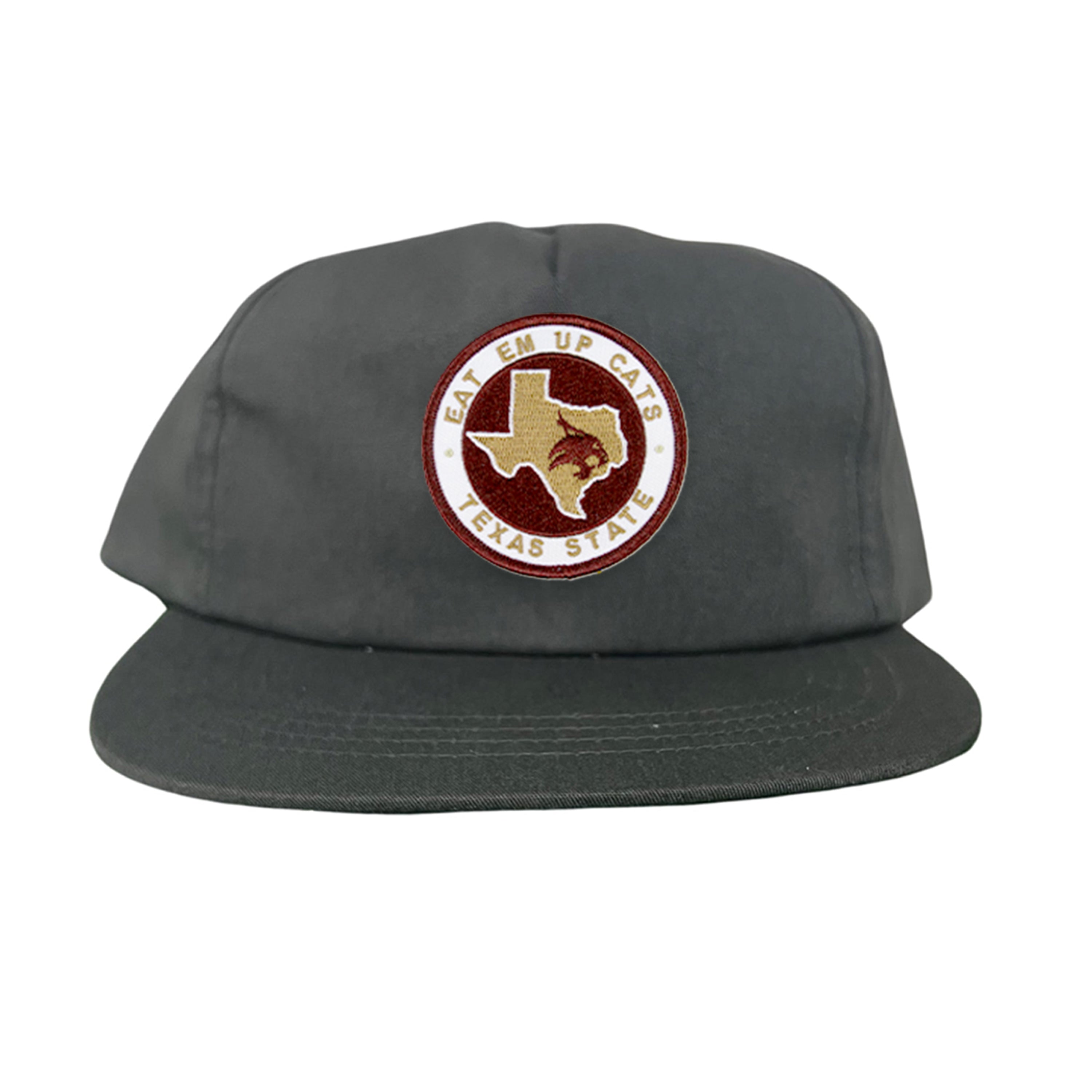 Texas State Eat Em Up Cats Supercat Patch Embroidered Hat