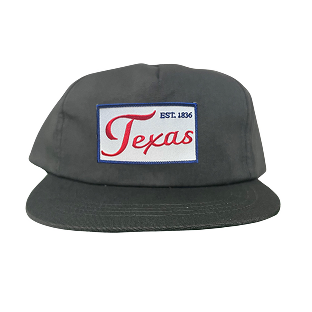 Texas EST 1836 Script Hat - Mesh Snapback, Dad or Rope Style