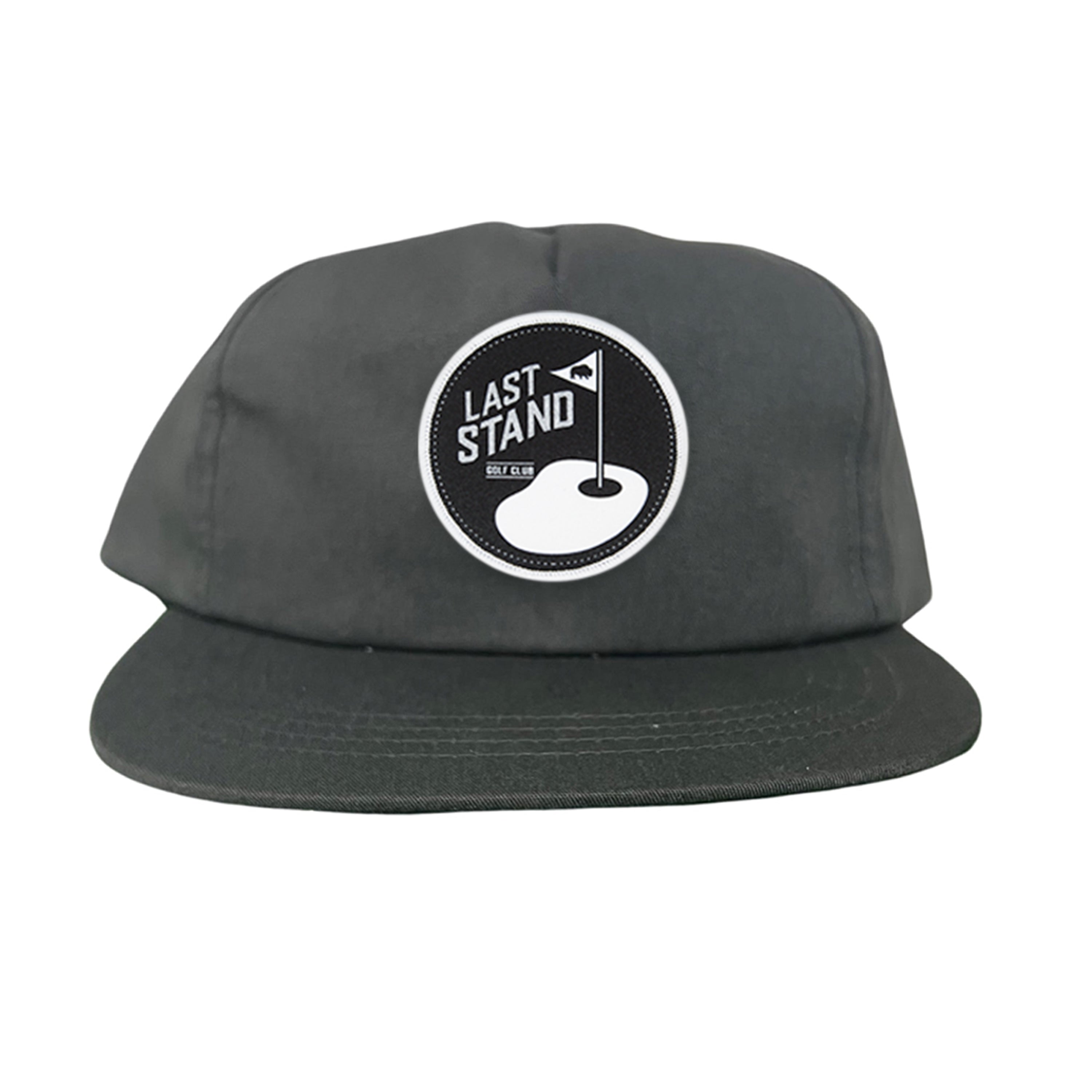 Golf Club Snapback Hat with Breathable Mesh Back and Curved Bill