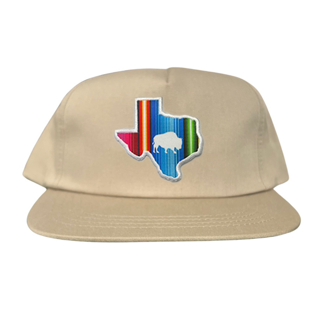 State of Texas Serape Baseball Cap with Adjustable Snapback Closure
