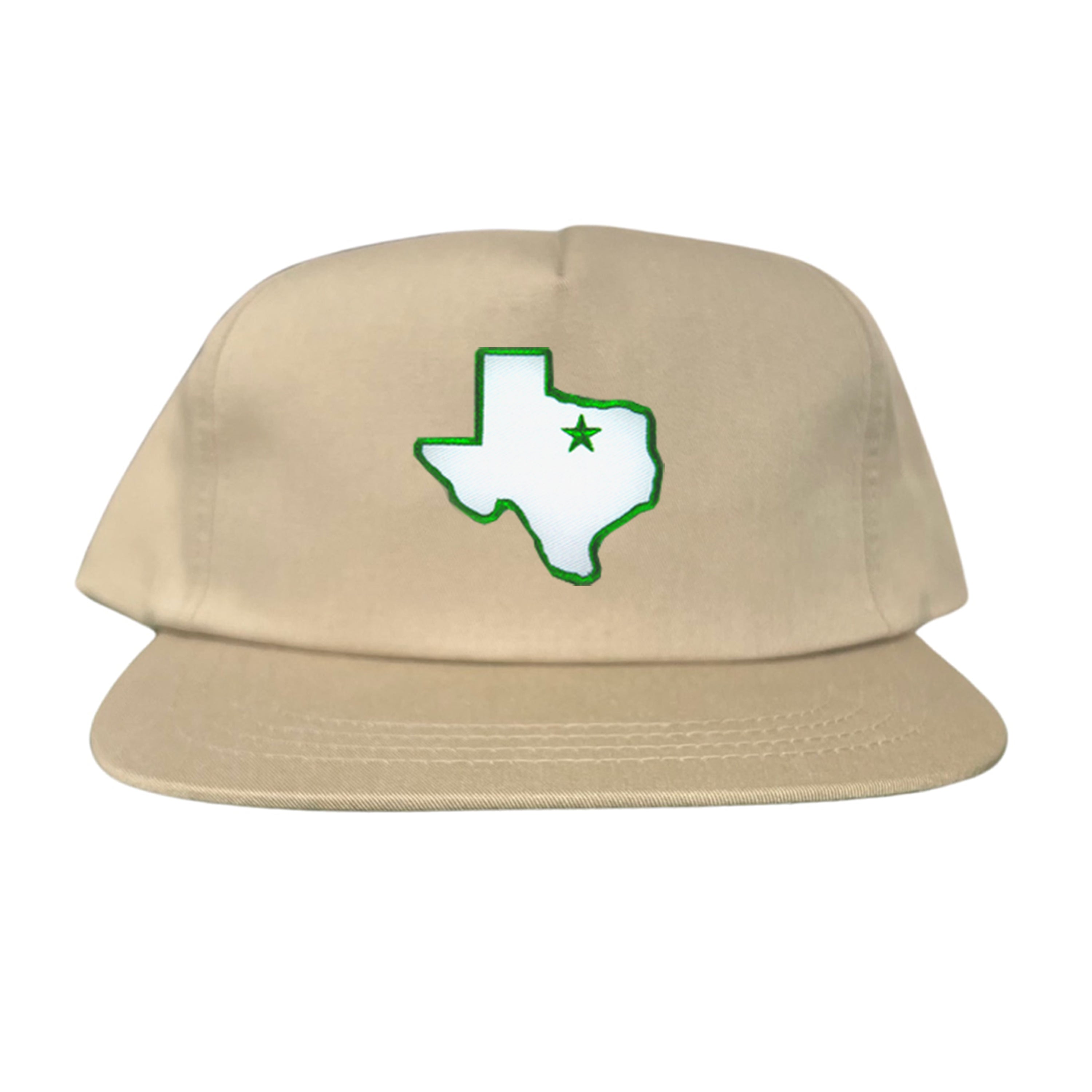 UNT State of Texas Star Baseball Hat Green Black Beige White