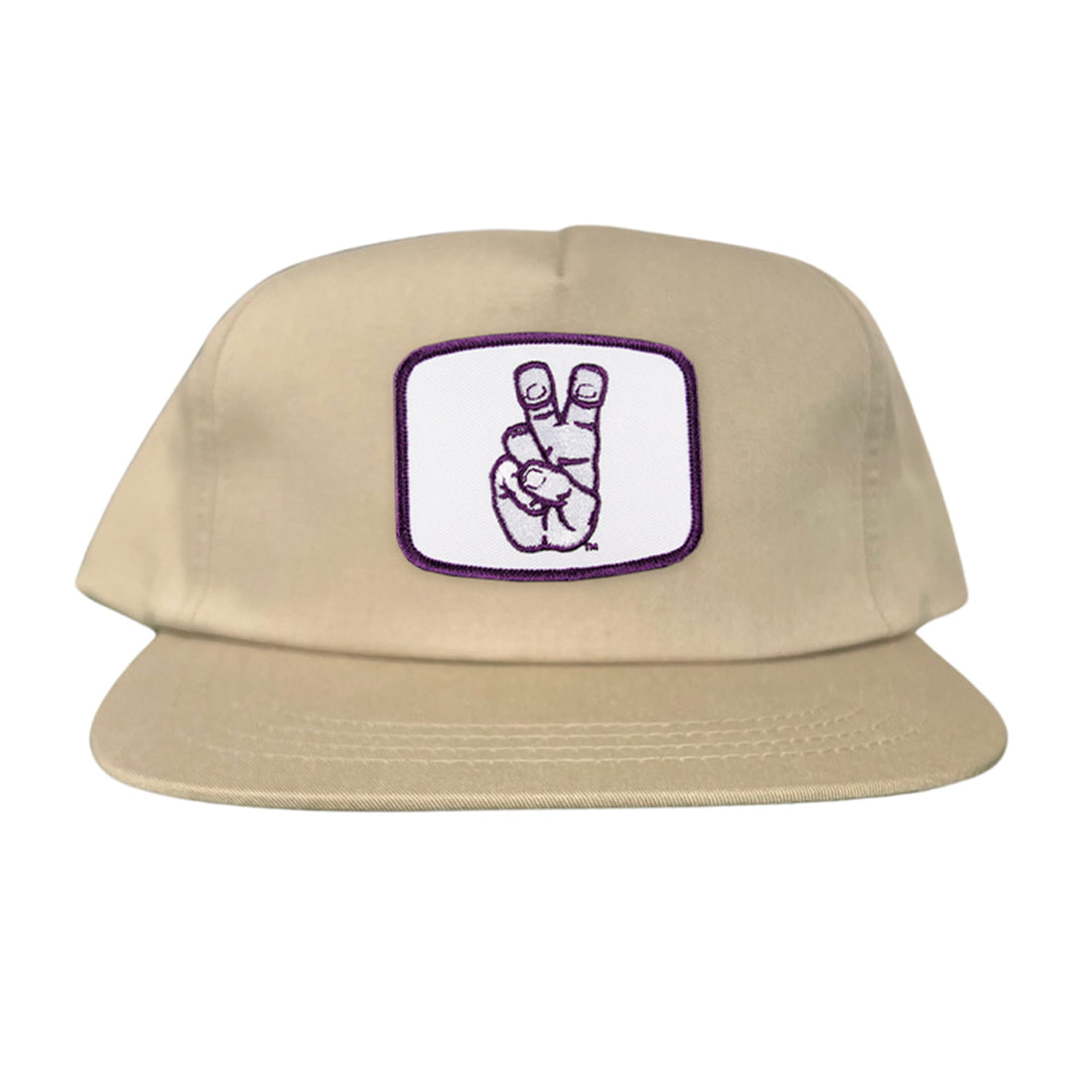 TCU Horned Frogs Frog Hand Mesh Snapback Hat Curved Bill