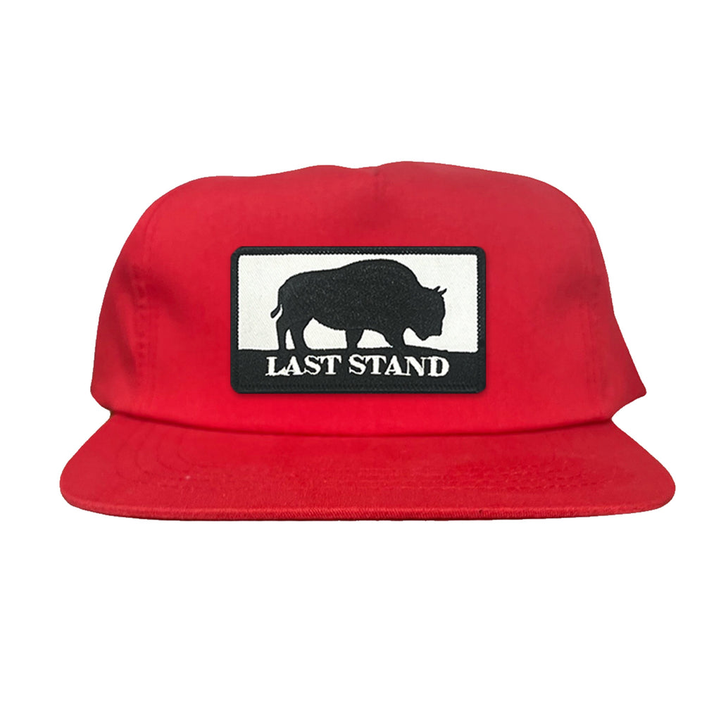 Bison Graphic Curved Bill Trucker Hat Mesh Snapback Cap