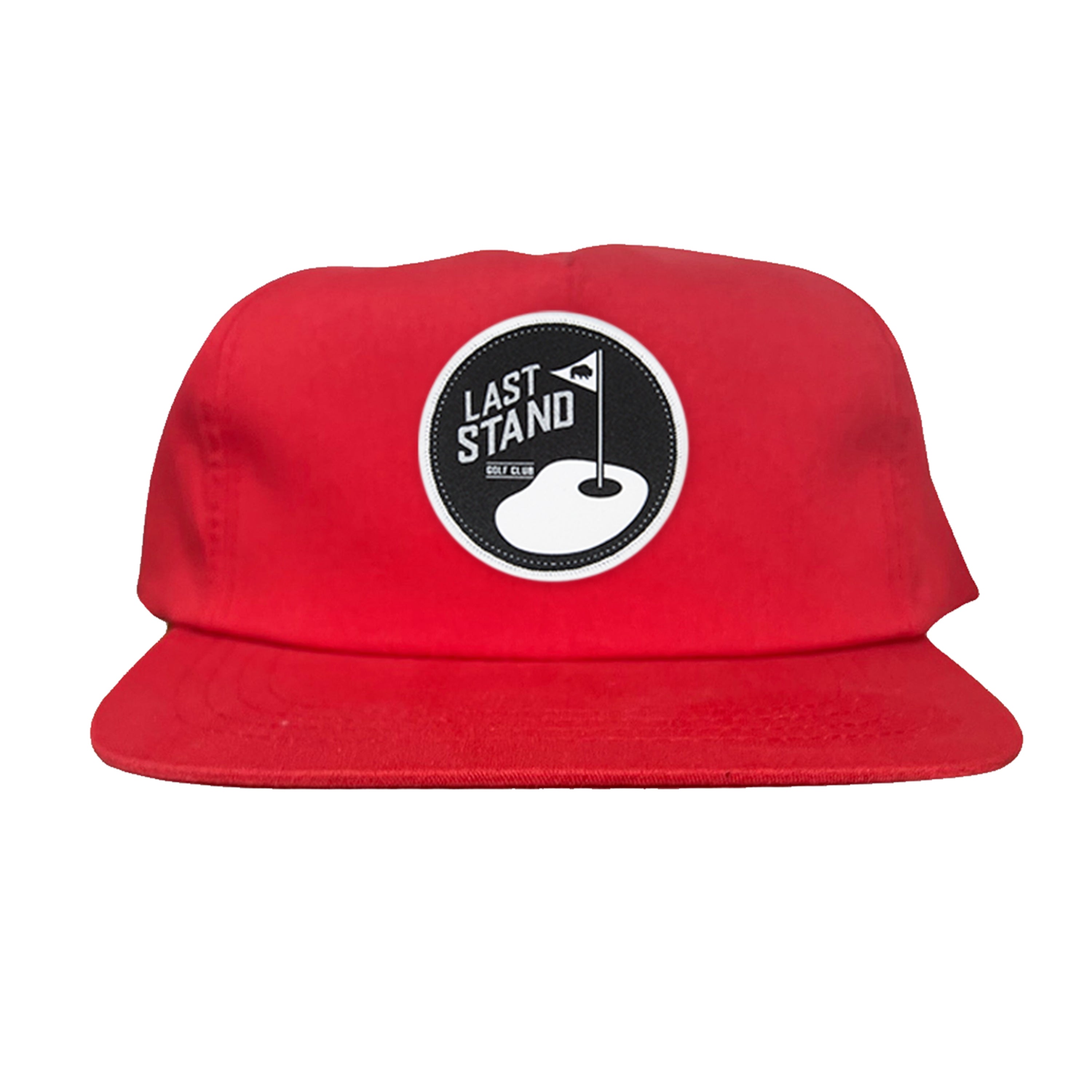 Golf Club Snapback Hat with Breathable Mesh Back and Curved Bill