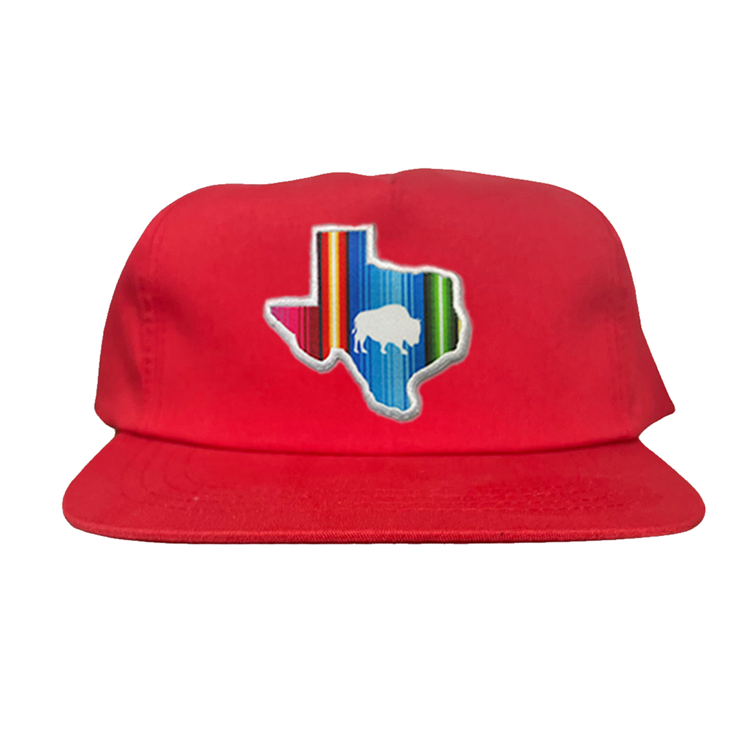 State of Texas Serape Baseball Cap with Adjustable Snapback Closure