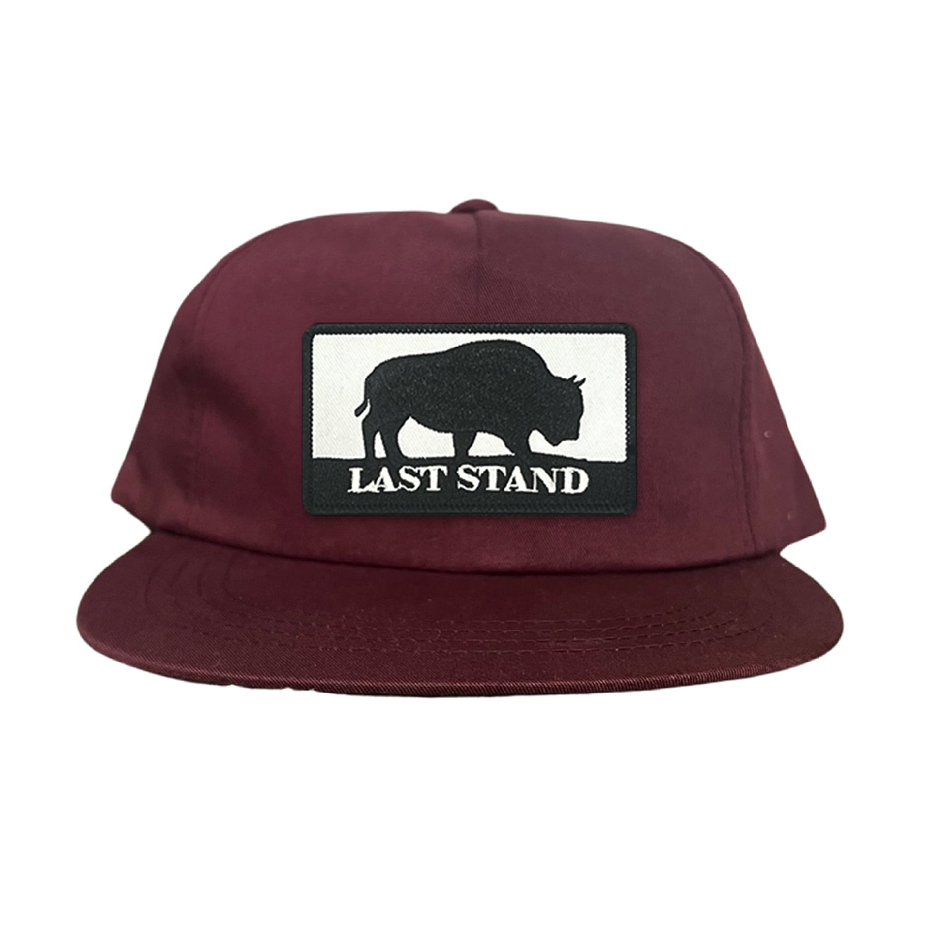 Bison Graphic Curved Bill Trucker Hat Mesh Snapback Cap