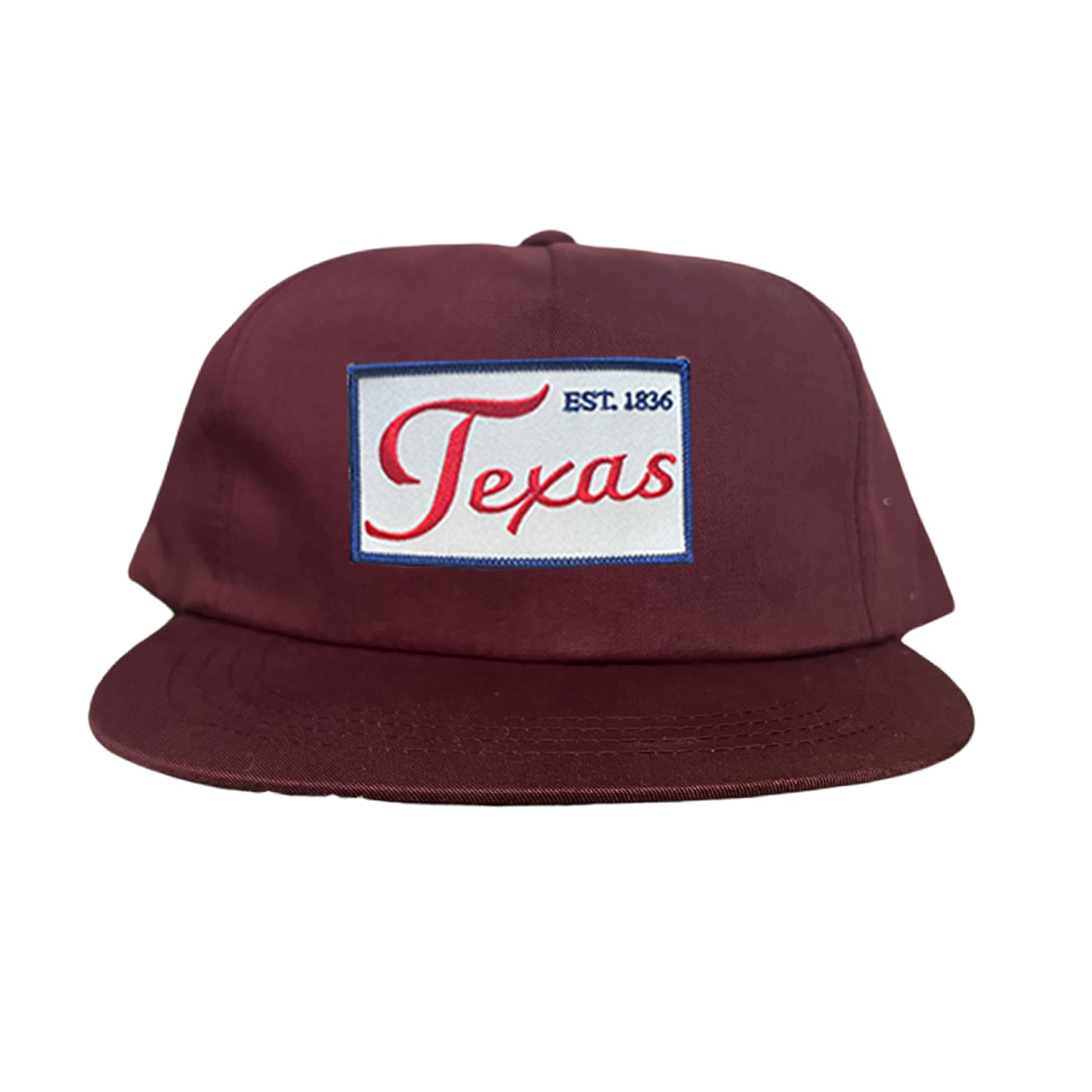Texas EST 1836 Script Hat - Mesh Snapback, Dad or Rope Style