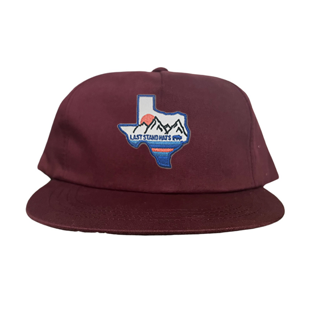 Texas Mountains Blue Graphic Hat - Classic Casual Cap