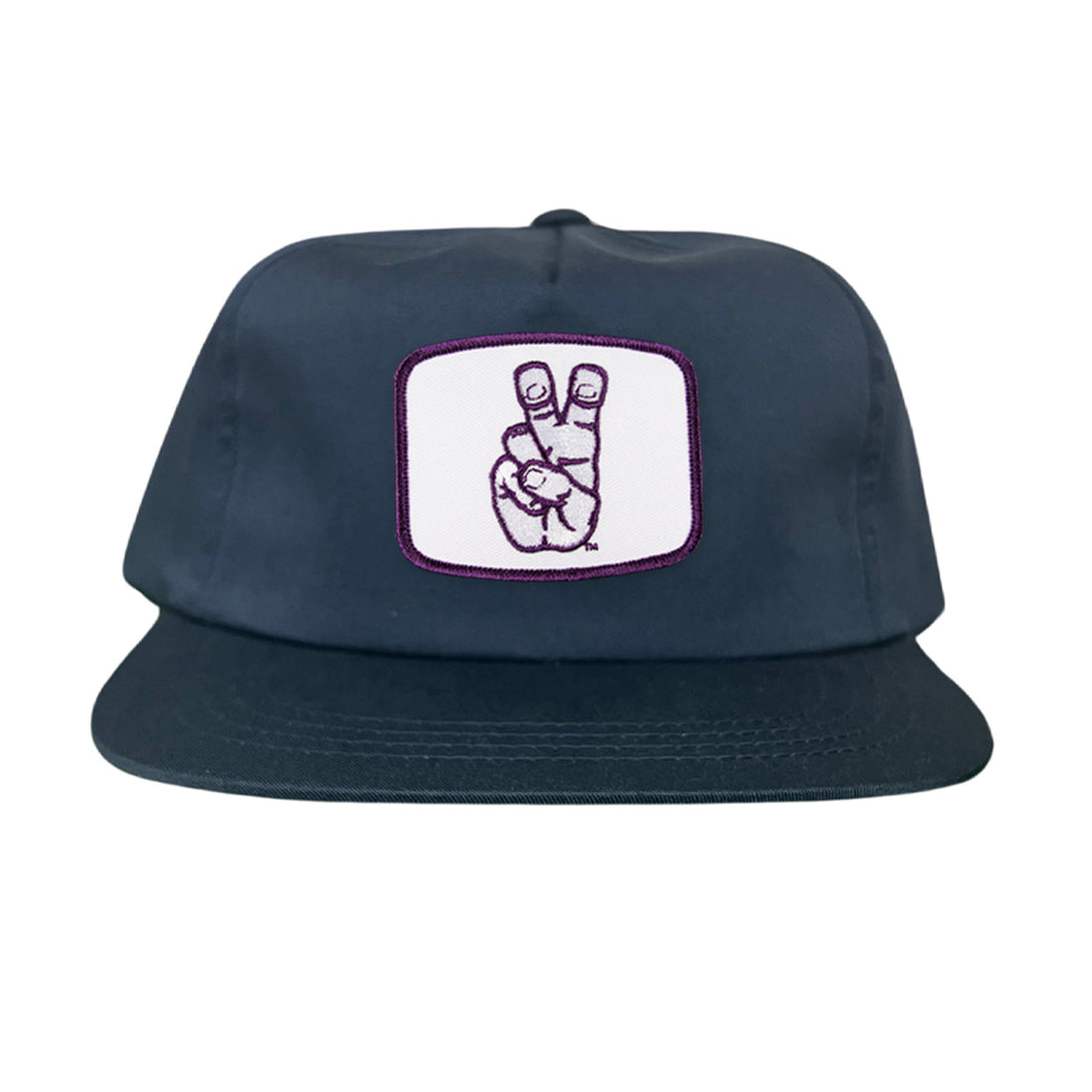 TCU Horned Frogs Frog Hand Mesh Snapback Hat Curved Bill