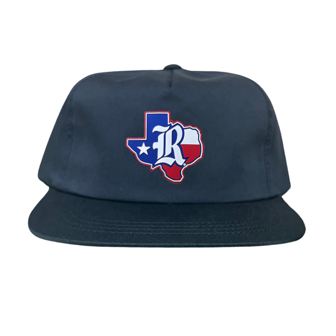 Rice University Old R Texas Flag Rubber Patch Hat