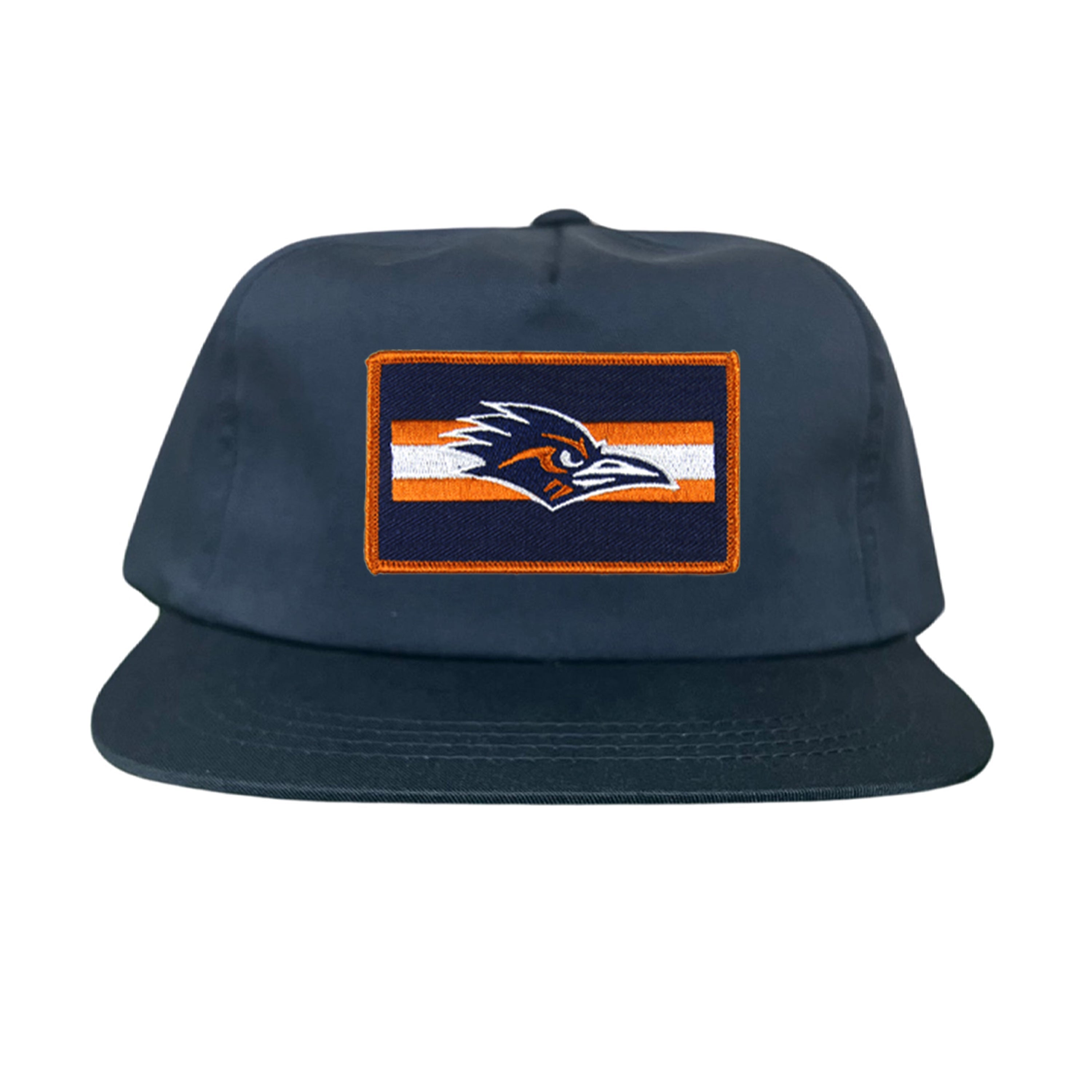 UTSA Roadrunner Rectangle Stripe Patch Hat - Blue and Orange