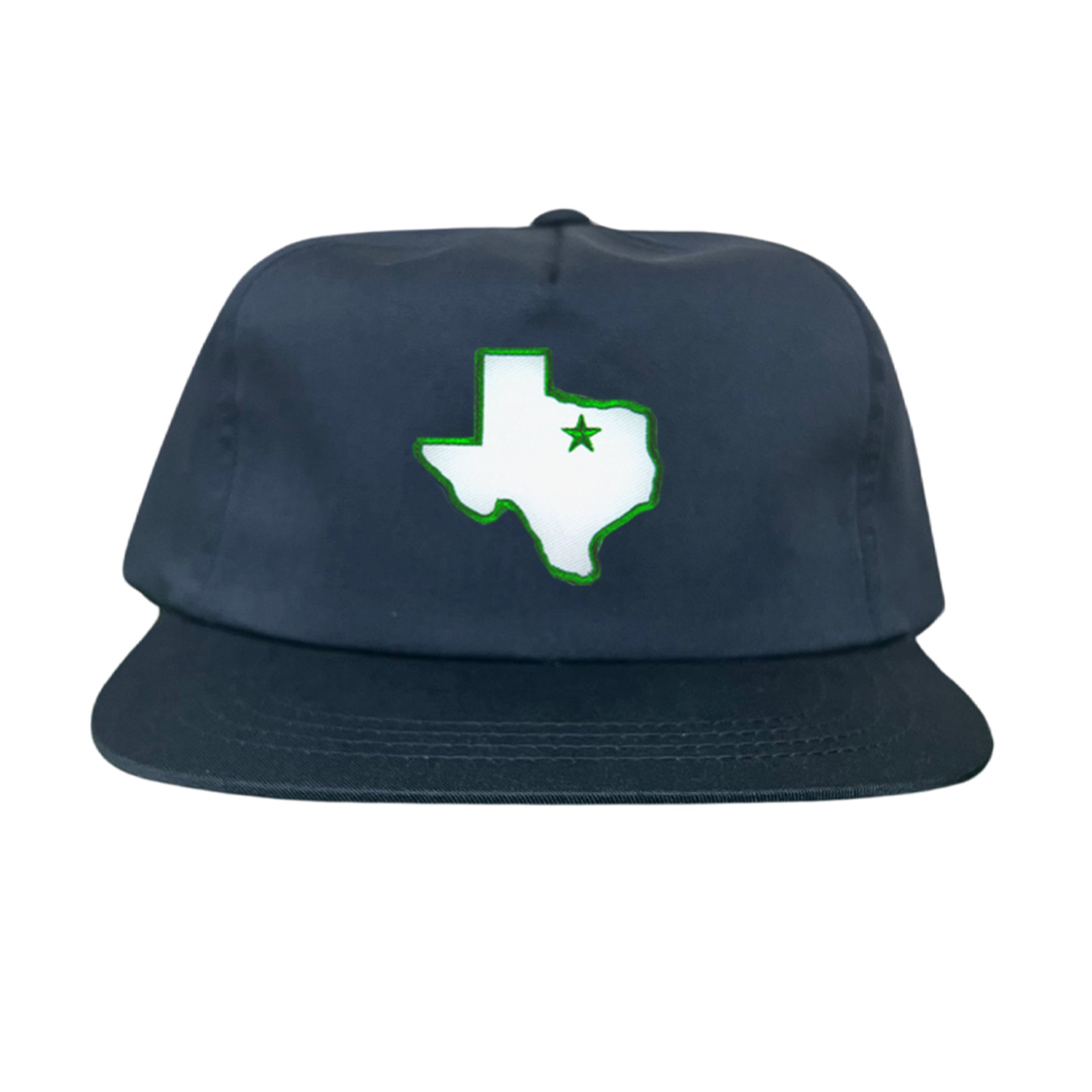 UNT State of Texas Star Baseball Hat Green Black Beige White