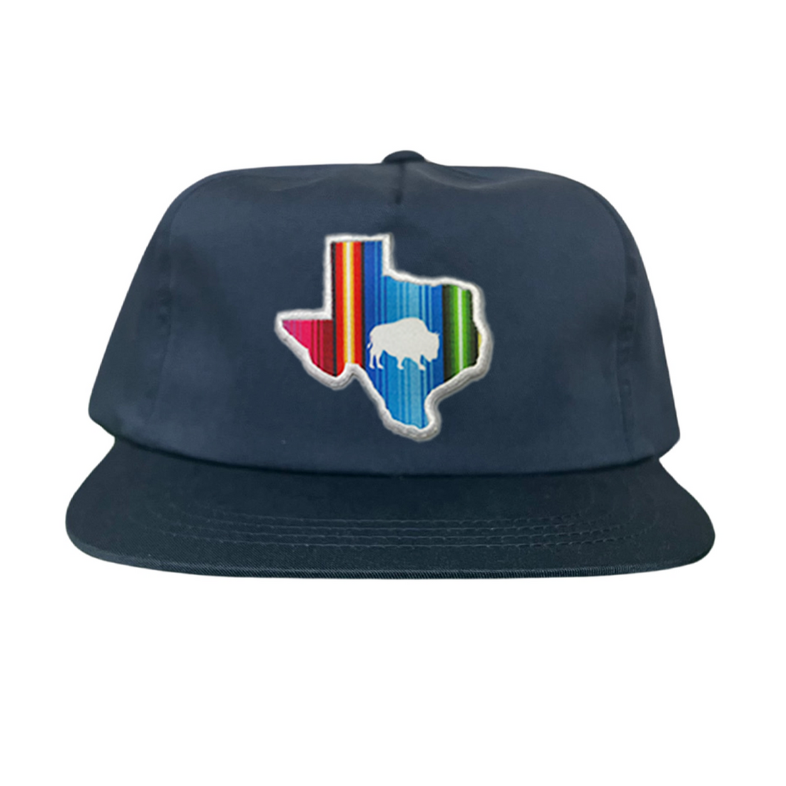 State of Texas Serape Baseball Cap with Adjustable Snapback Closure