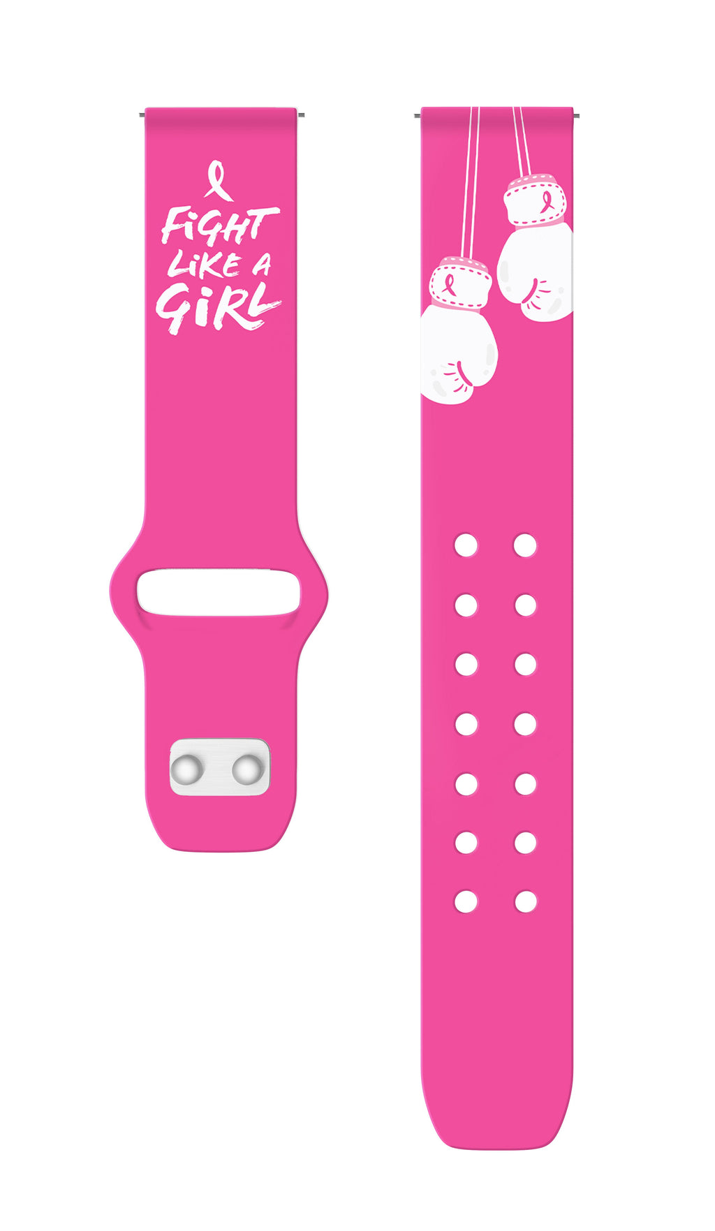 Breast Cancer Awareness HD  Watchband for Samsung, Garmin, Fossil, and More