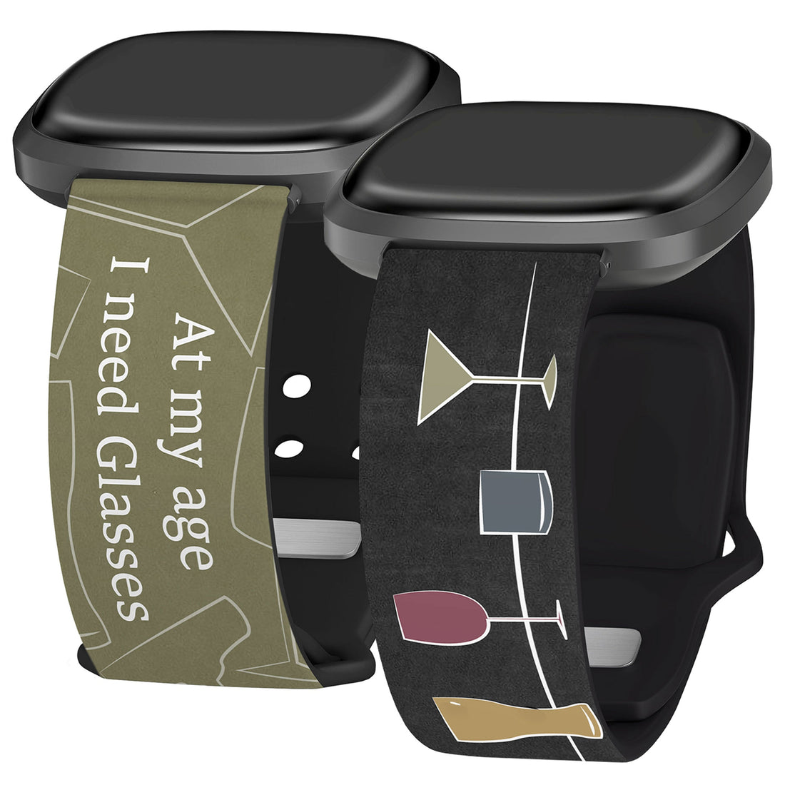 Wine Beer & Booze Champagne Watch Band for Fitbit Versa 3 Sense