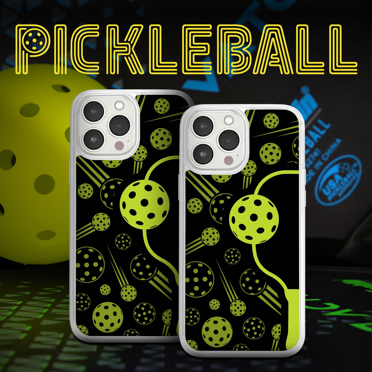 Pickleball HD Apple iPhone 11 Series Phone Case