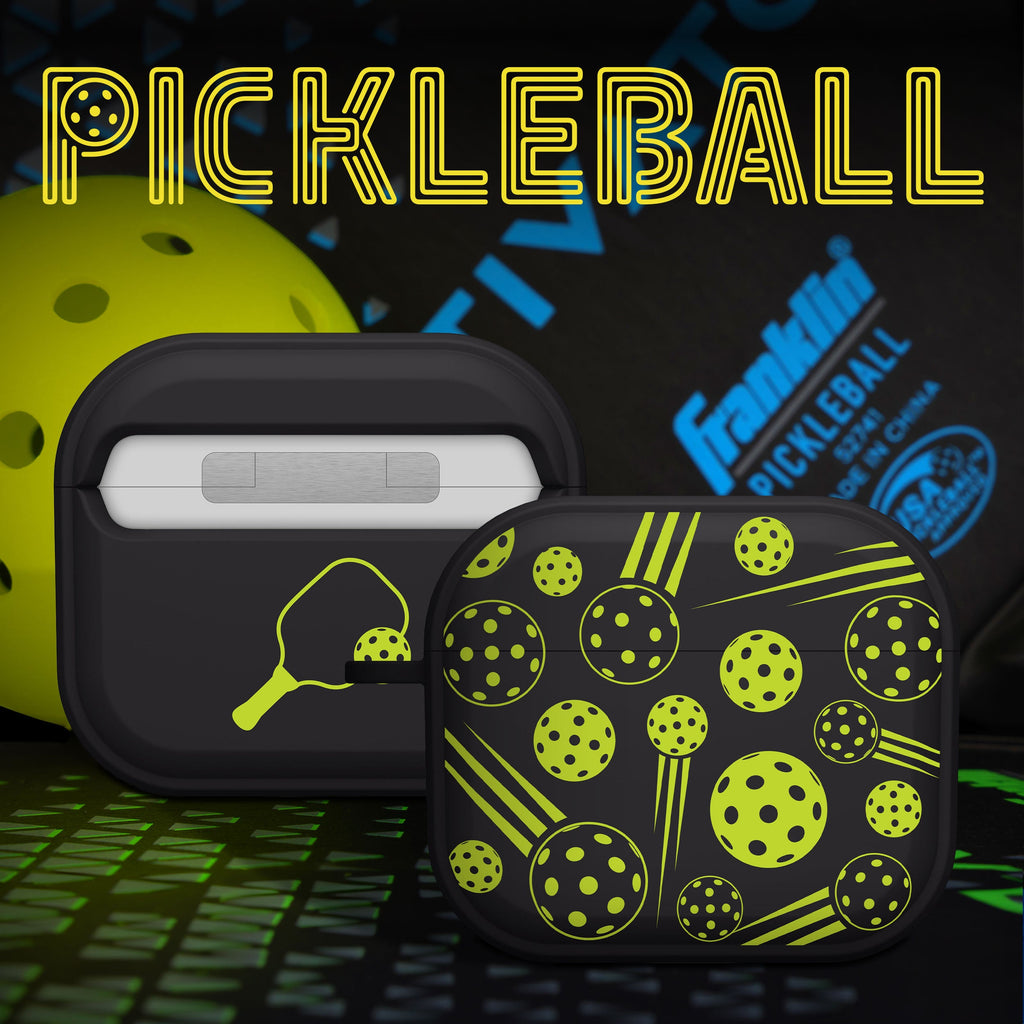 Pickleball Themed Protective HDX Case for Apple AirPods Gen 3