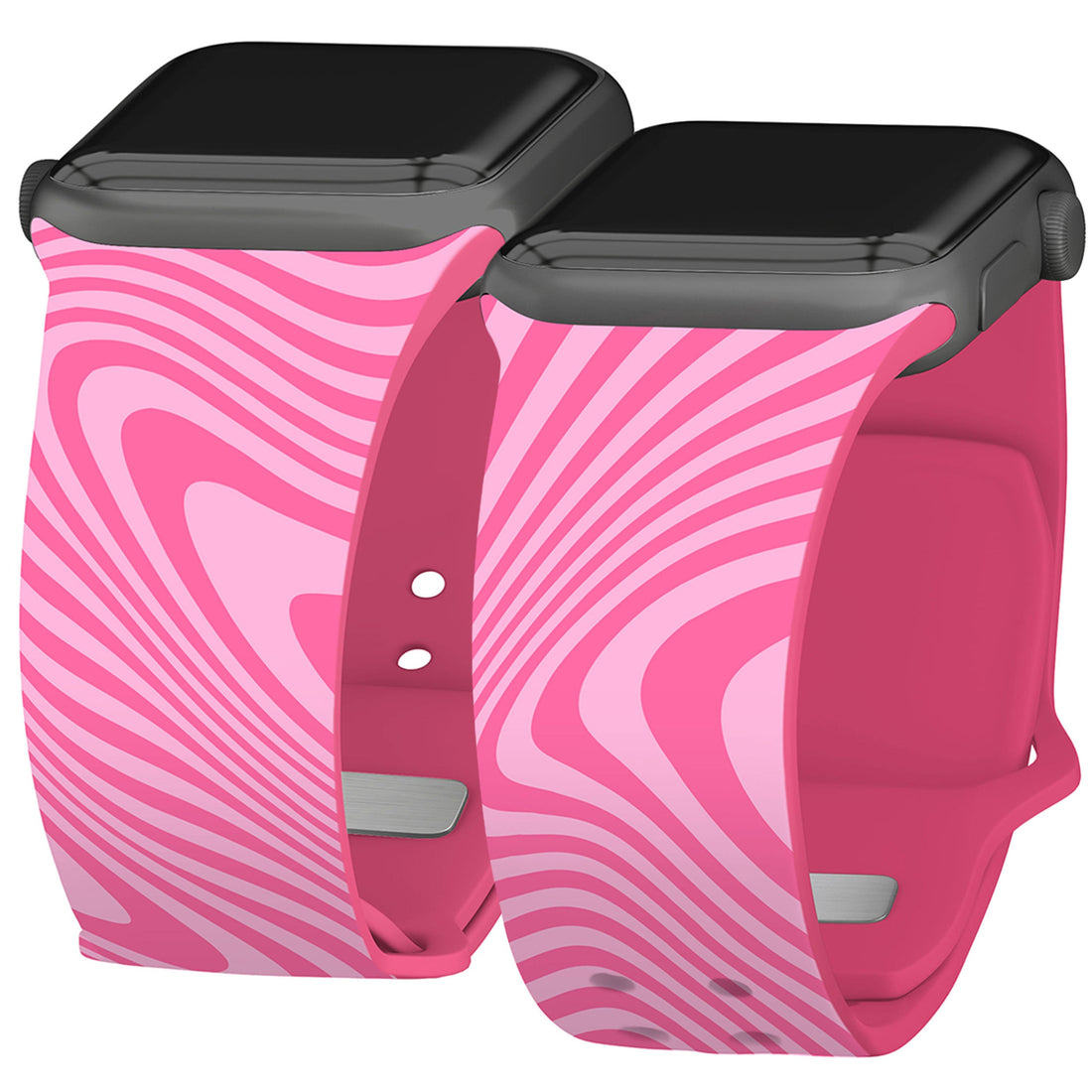 Y2K HD Apple Watch Band with adjustable dual pin and tuck closure