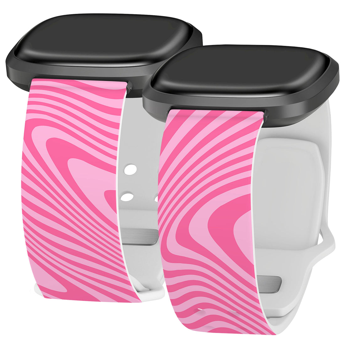 Y2K Checkered Print Watch Band for Fitbit Versa 3 and Sense 1