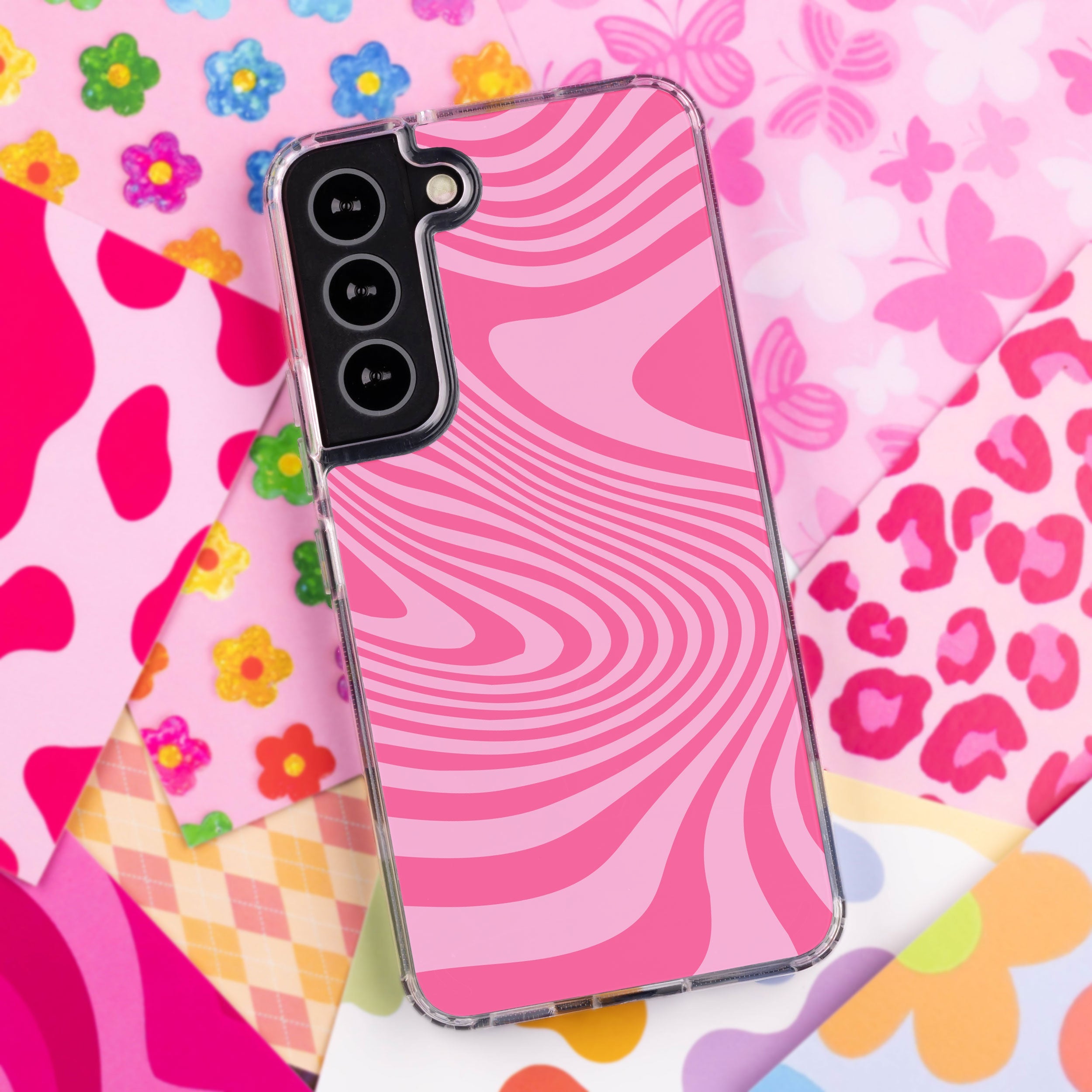 Y2K Abstract Phone Case for Samsung Galaxy S22 Series - Aesthetic