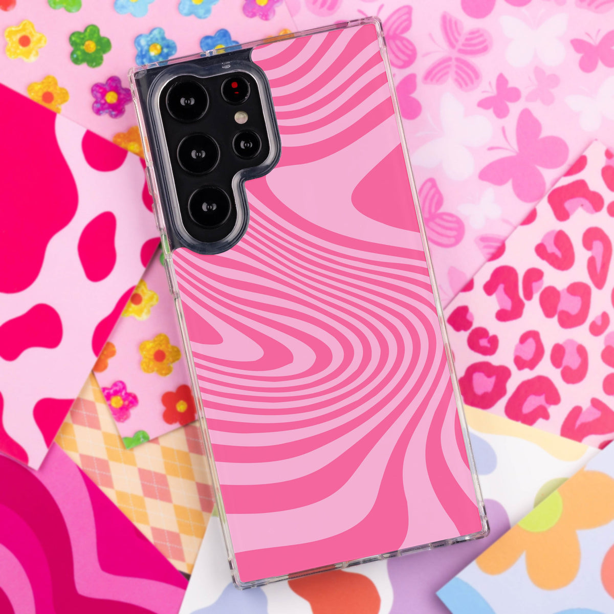 Y2K Abstract Phone Case for Samsung Galaxy S22 Series - Aesthetic