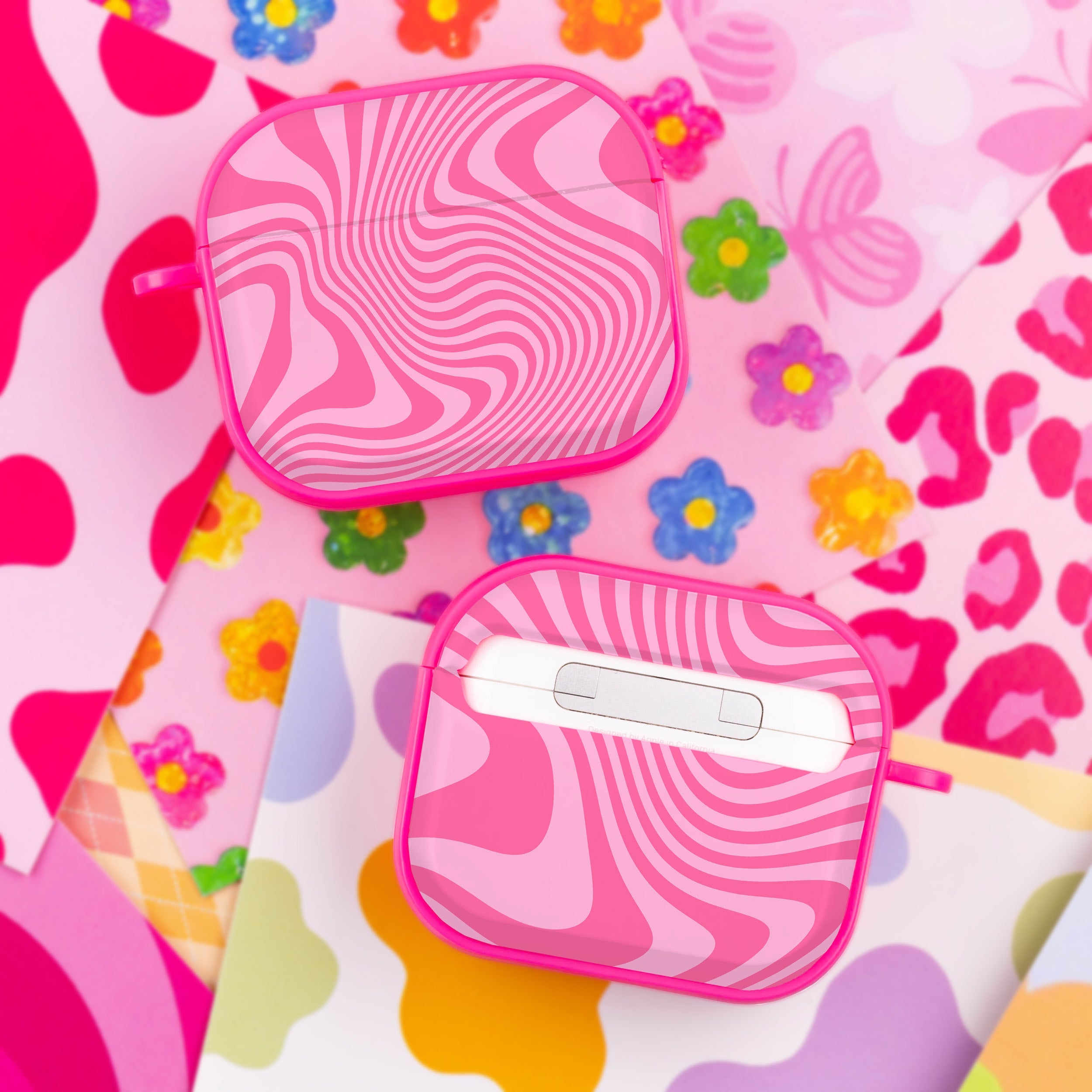 Y2K Pink Heart Pattern Case Cover for Apple AirPods Gen 3 - Image 21