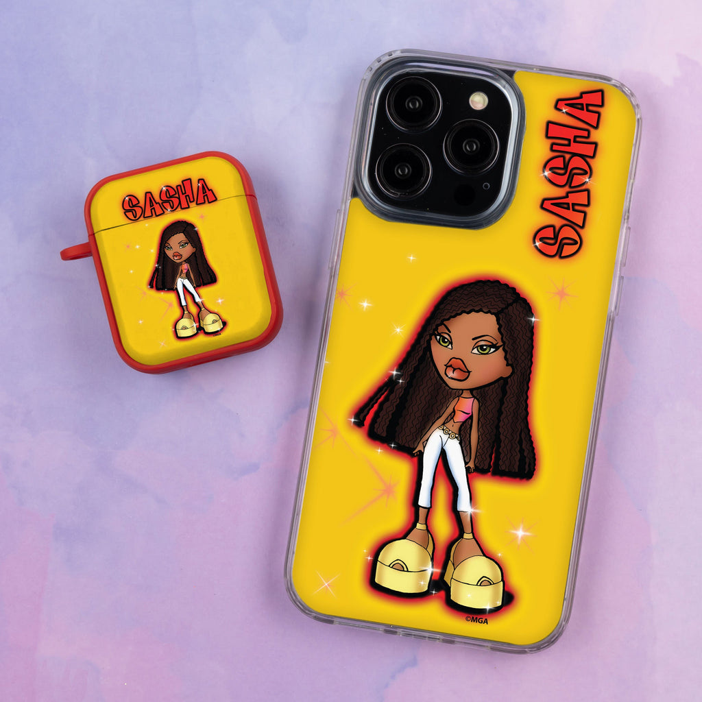 Bratz® Passion For Fashion HD Apple iPhone 14 Mag-Safe Phone Case and AirPods Gen 1 & 2 Combo Package