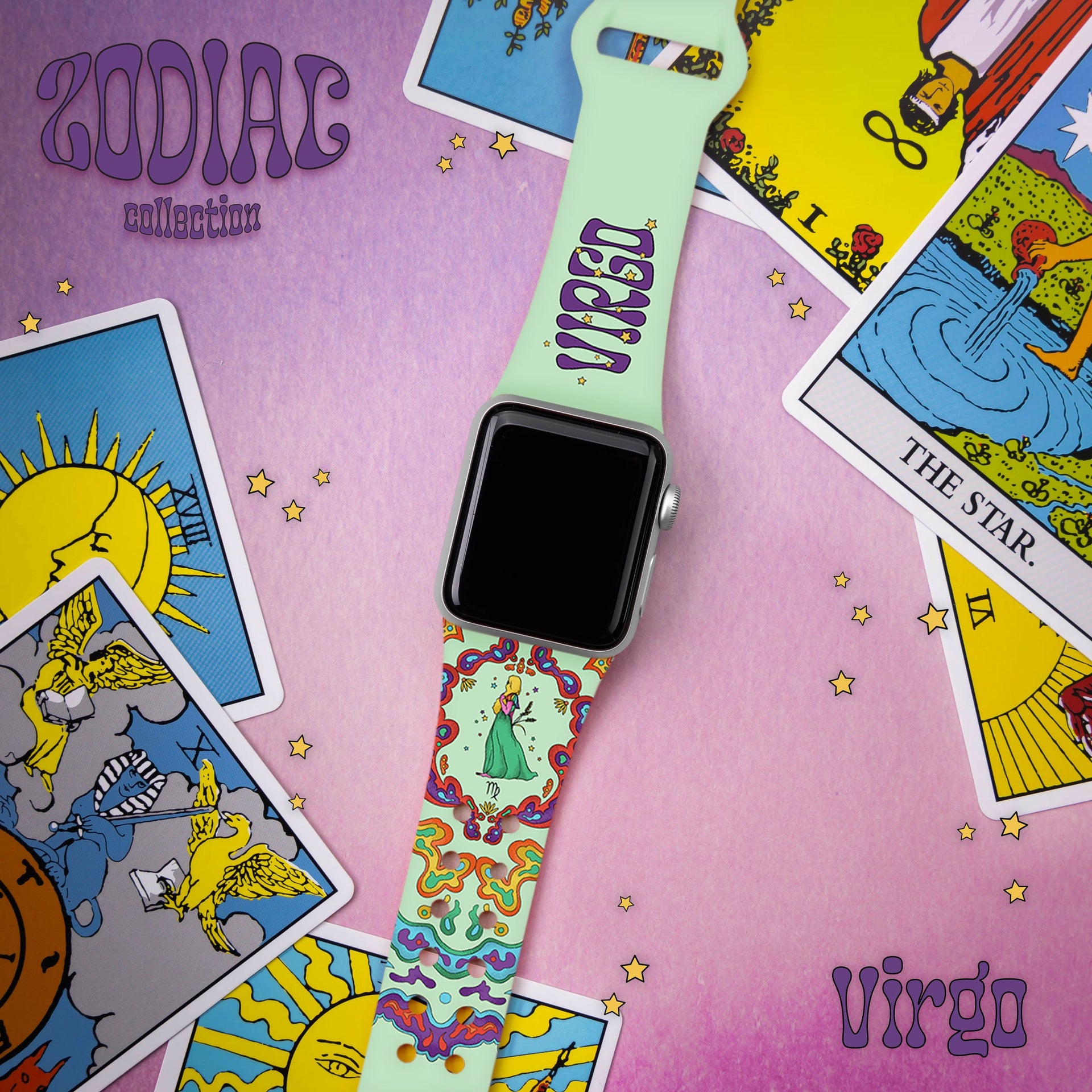 Zodiac Collection HD Apple Watch Band with Psychedelic Art