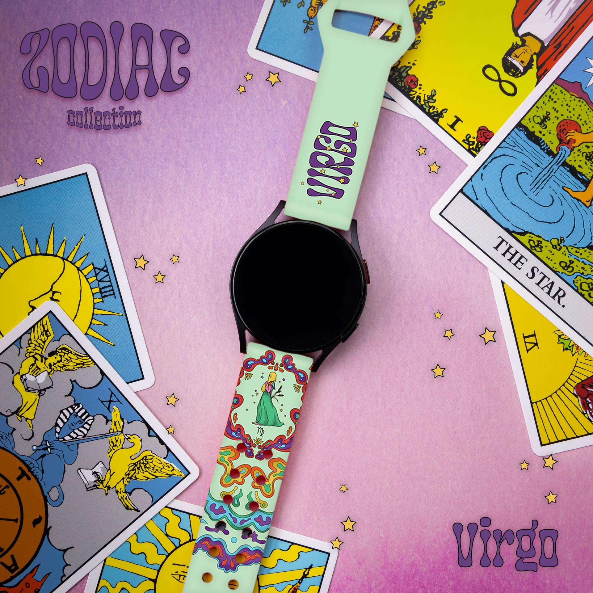 Zodiac Collection HD Watchband for Samsung Galaxy 20mm Watches