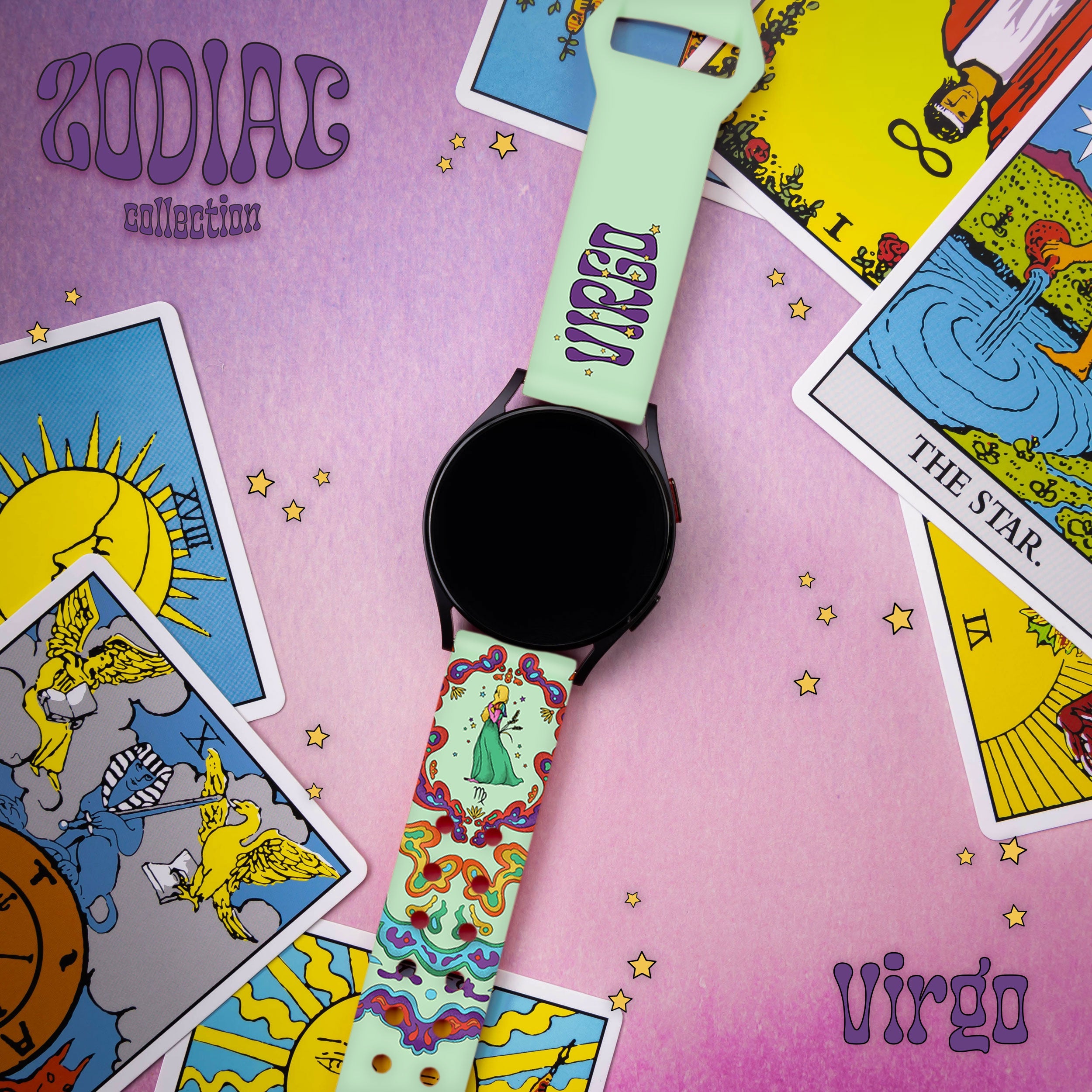 Zodiac Collection HD Watchband for Samsung Galaxy 20mm Watches