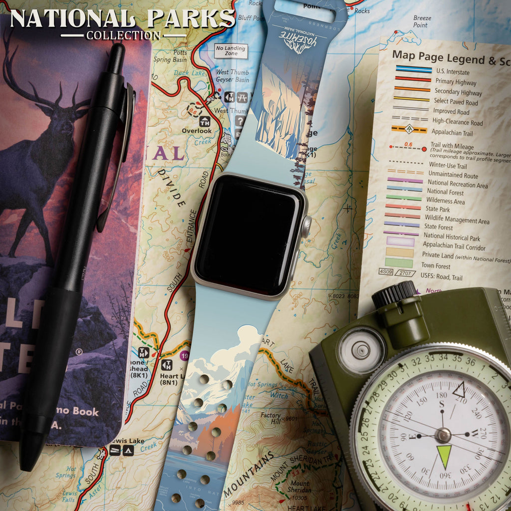 Yosemite National Park Graphic Watch Band for Fitbit Versa 3 Sense
