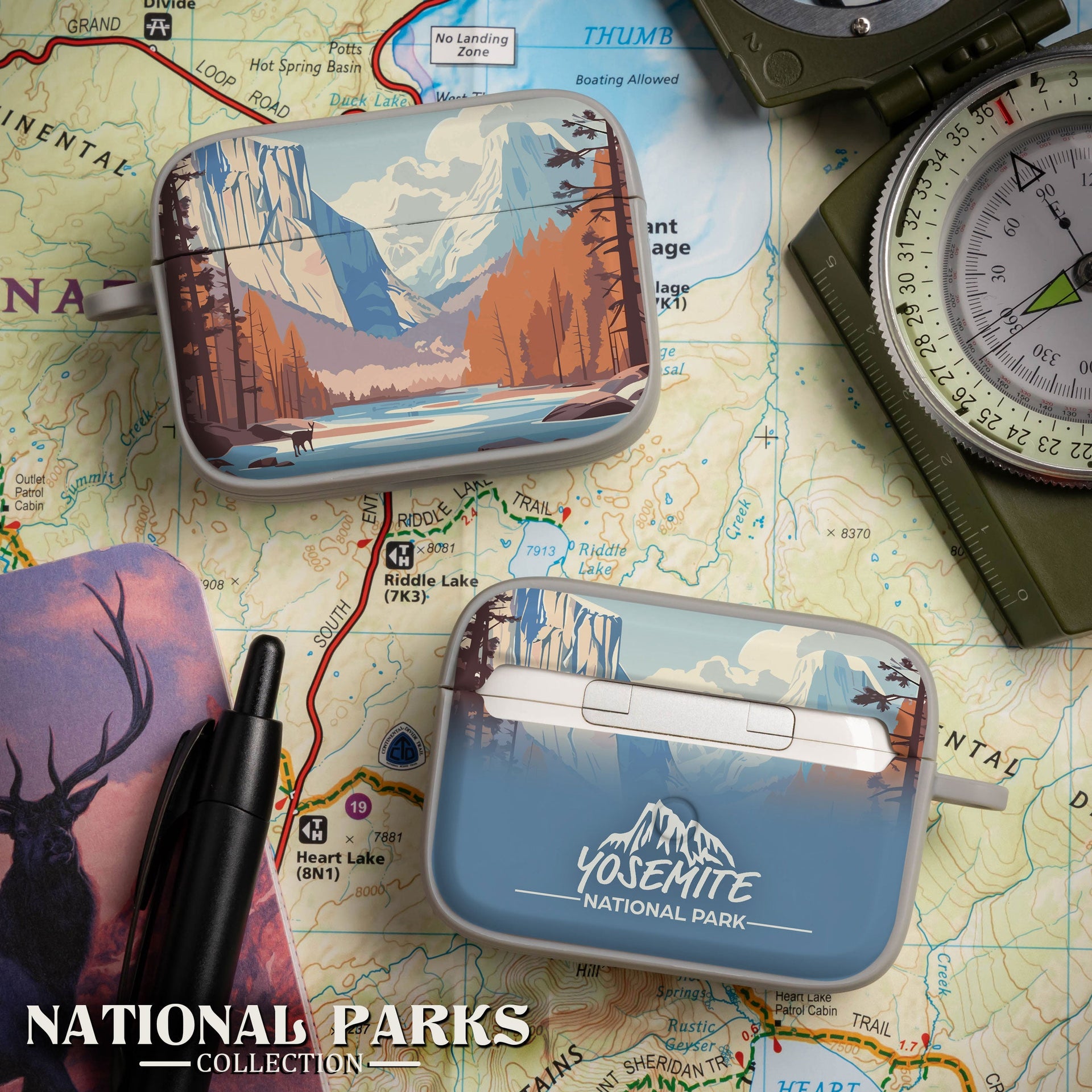 Yosemite National Park Case for Apple AirPods Pro 1 & 2 - Image 2