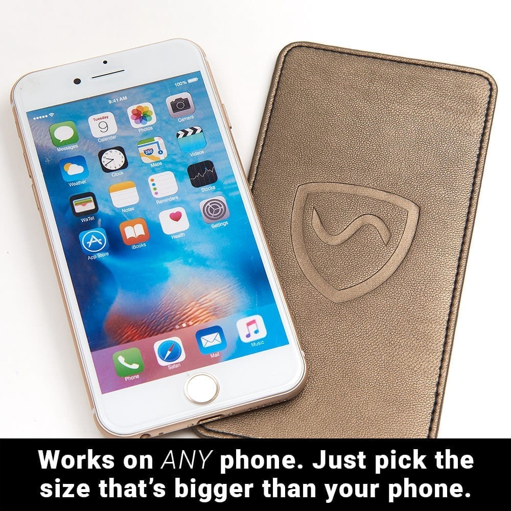 Black EMF Phone Shield Blocker for Smartphones - Image 10