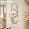 3D Flower Sandstone Wall Art Sculpture with Lights